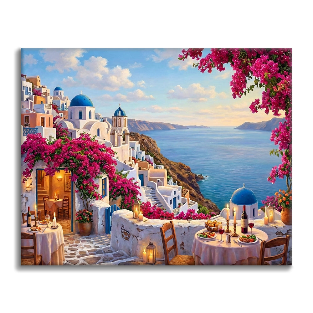 Santorini - Pintar por números
