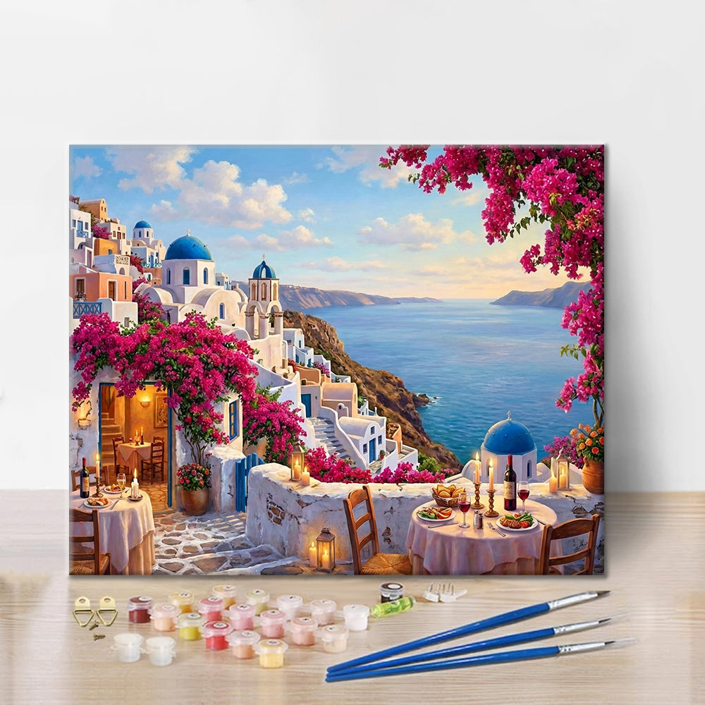 Santorini - Pintar por números