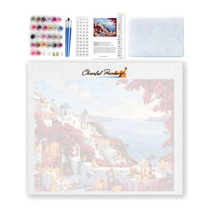 Santorini - Pintar por números