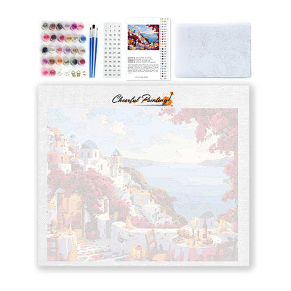 Santorini - Pintar por números