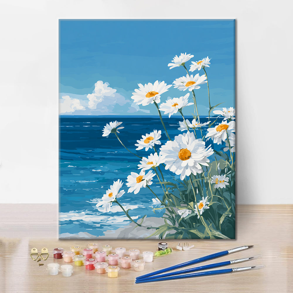 Margaritas marinas - Pintar por números