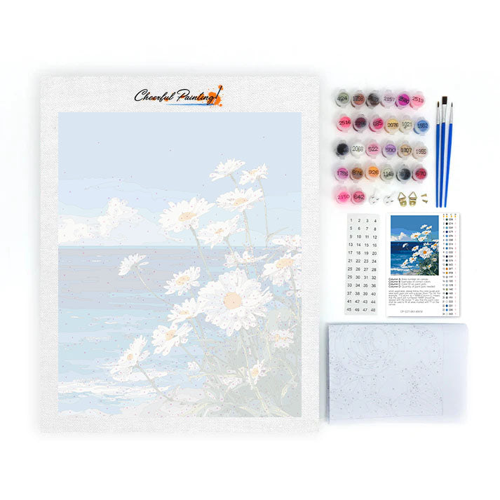Margaritas marinas - Pintar por números