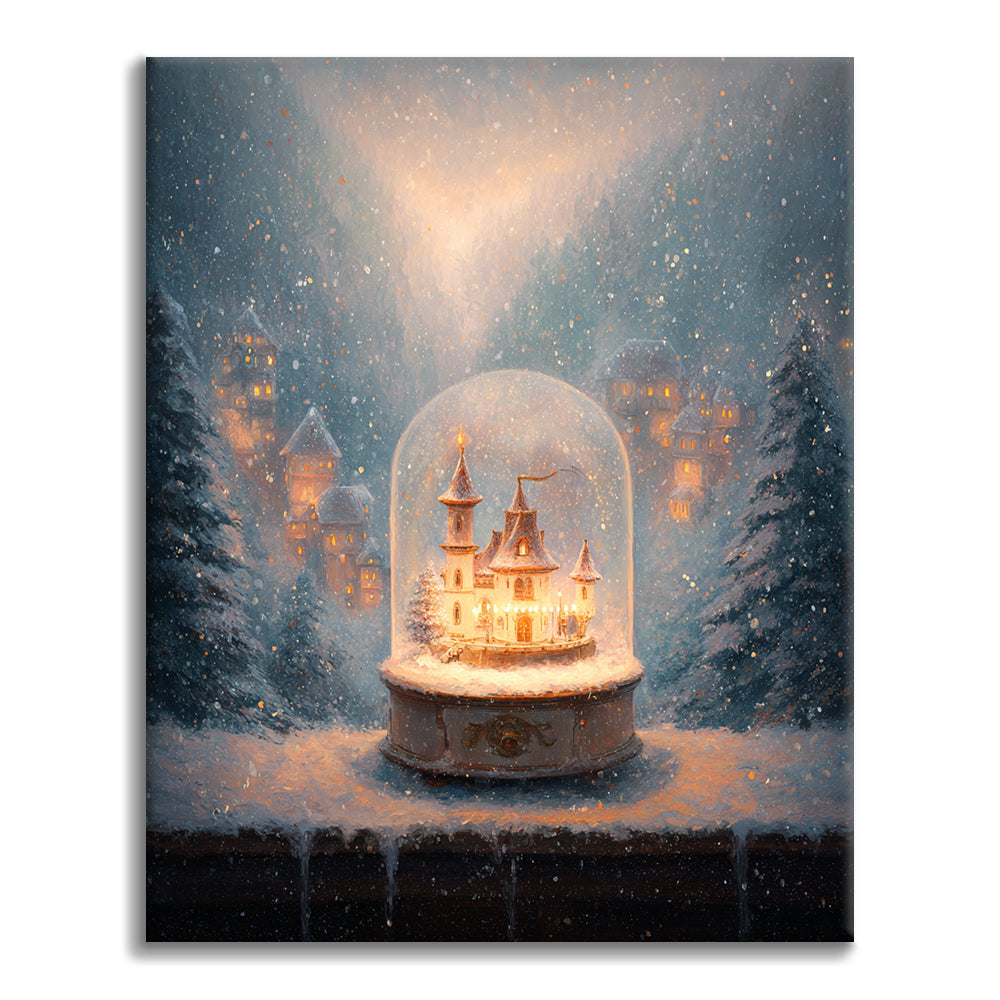 Bola de nieve luminosa - Pintar por números