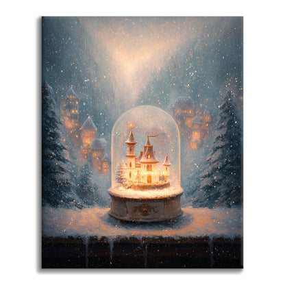 Bola de nieve luminosa - Pintar por números