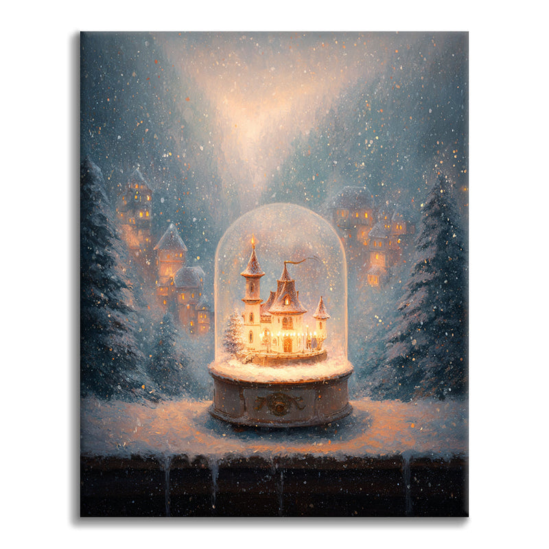 Bola de nieve luminosa - Pintar por números
