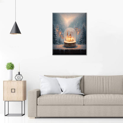 Bola de nieve luminosa - Pintar por números
