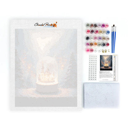 Bola de nieve luminosa - Pintar por números