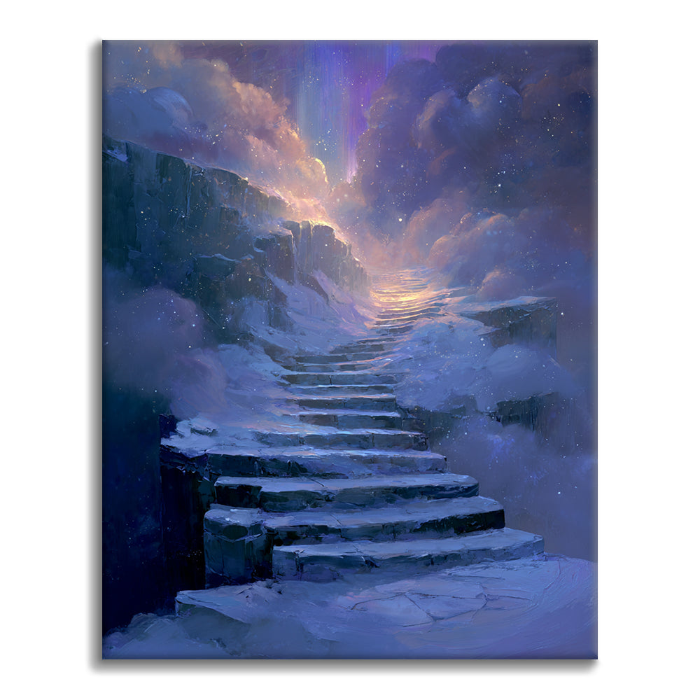 Escalera de luz - Pintar por números