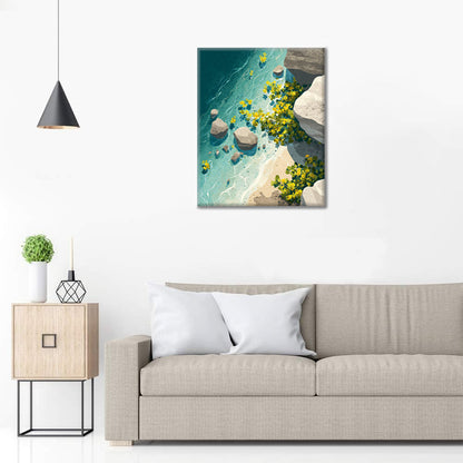 Mareas iluminadas por el sol - Pintar por números