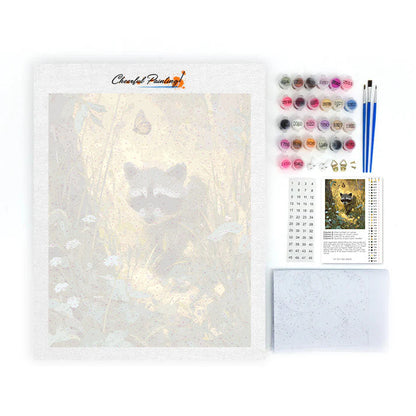 El mapache - Pintar por números