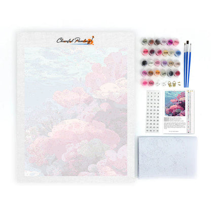 Coral submarino - Pintar por números