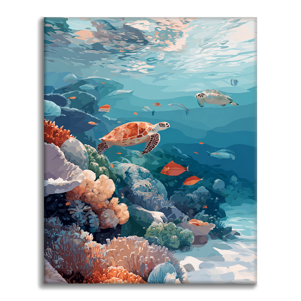 Mundo submarino - Pintar por números