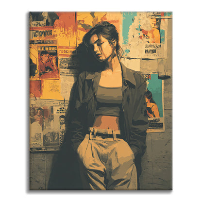 Estado de ánimo de alhelí - Pintar por números