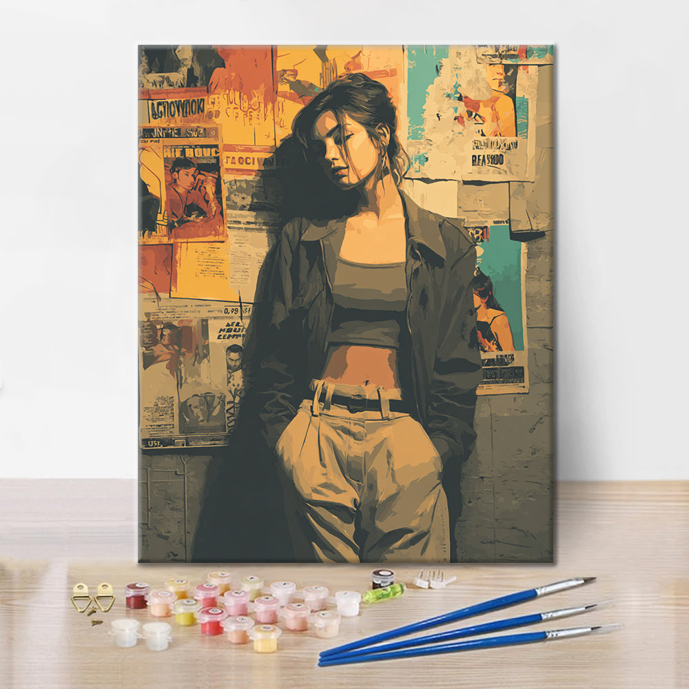 Estado de ánimo de alhelí - Pintar por números