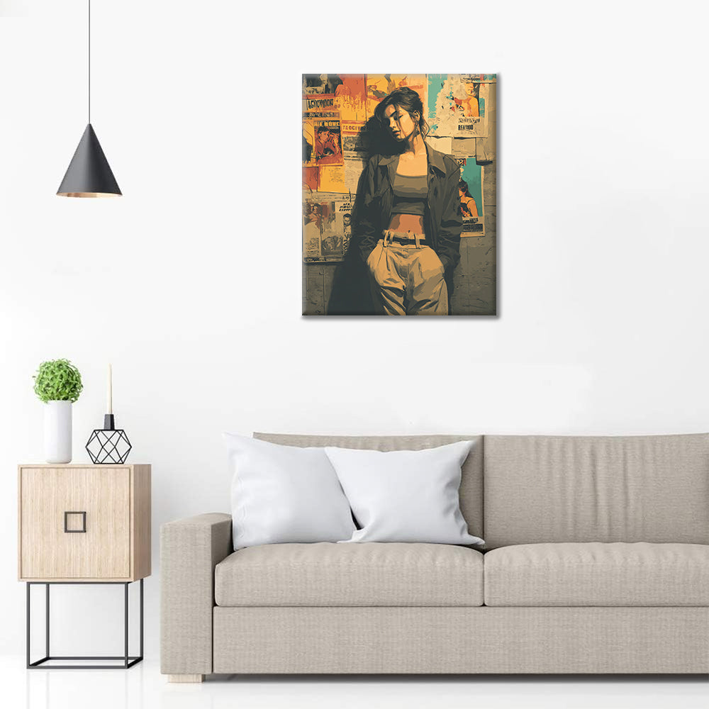 Estado de ánimo de alhelí - Pintar por números