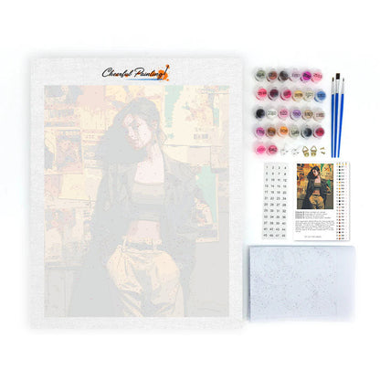 Estado de ánimo de alhelí - Pintar por números