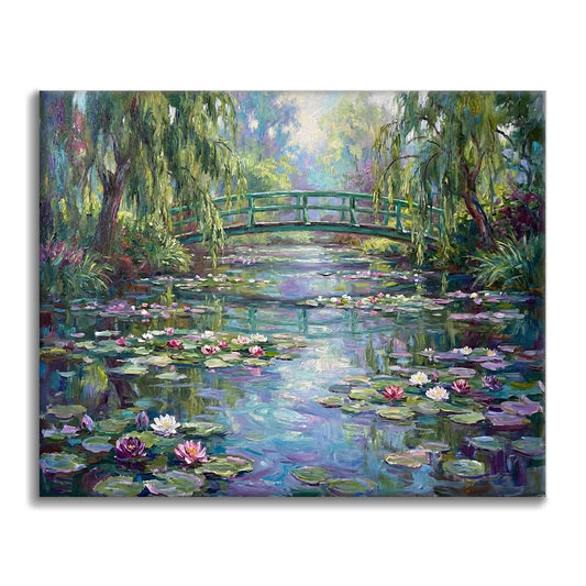 Nenúfares en Giverny - Pintar por números