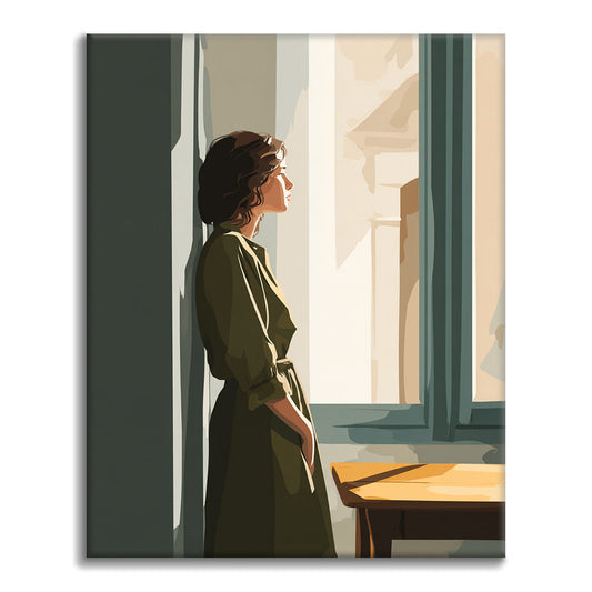 Figura de ventana - Pintar por números