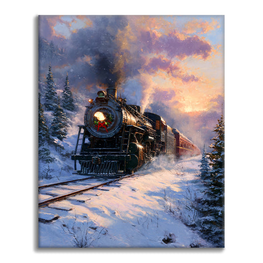 Winter Express - Pintar por números