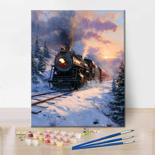 Winter Express - Pintar por números