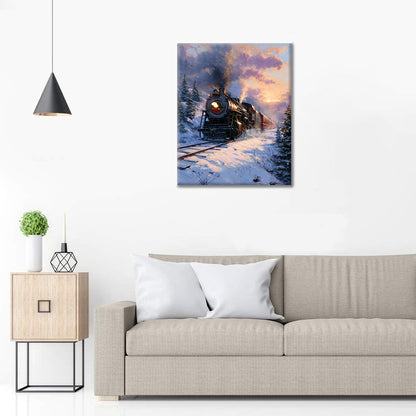 Winter Express - Pintar por números