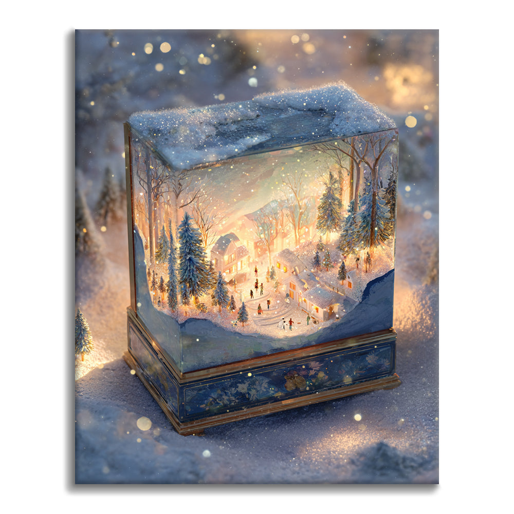 Recuerdo de invierno - Pintar por números