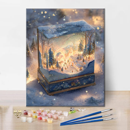 Recuerdo de invierno - Pintar por números