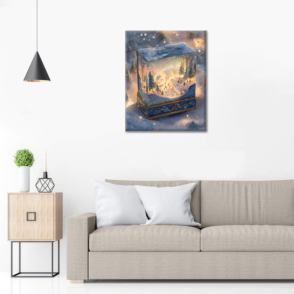 Recuerdo de invierno - Pintar por números