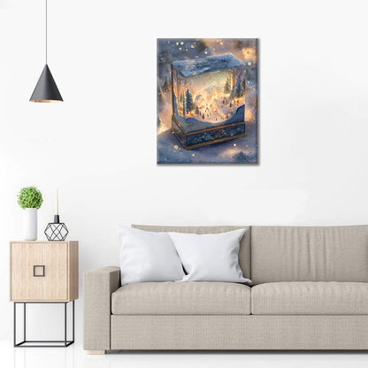 Recuerdo de invierno - Pintar por números