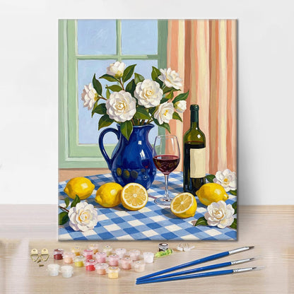 Una mesa acogedora - Pintar por números