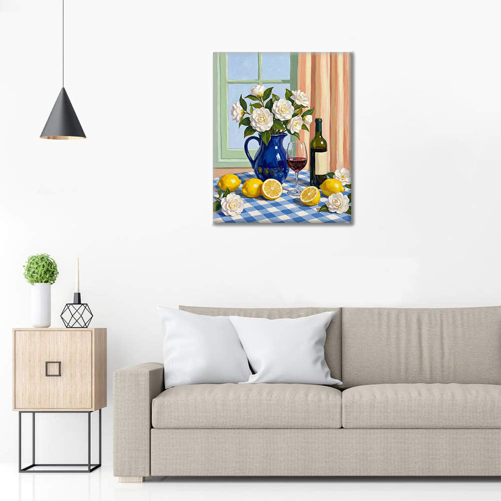 Una mesa acogedora - Pintar por números