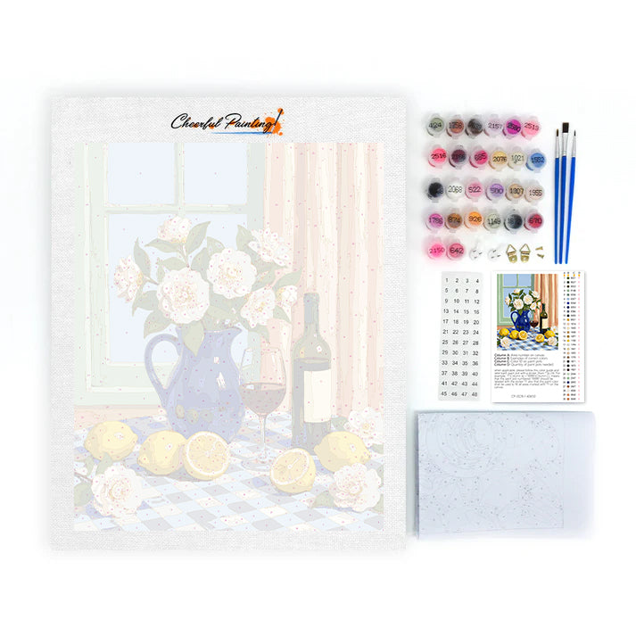 Una mesa acogedora - Pintar por números