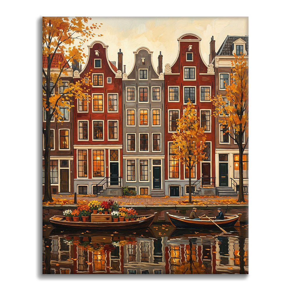 Vistas de Ámsterdam - Pintar por números