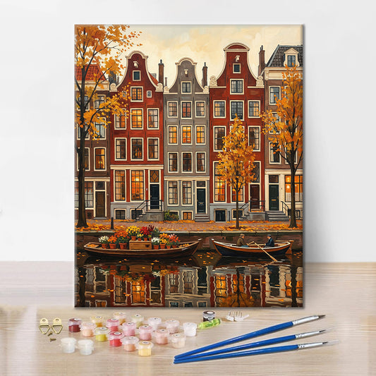 Vistas de Ámsterdam - Pintar por números