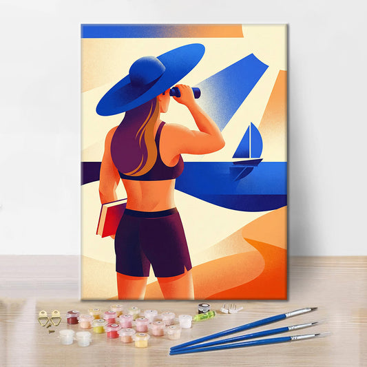 Vigilancia de playa - Pintar por números