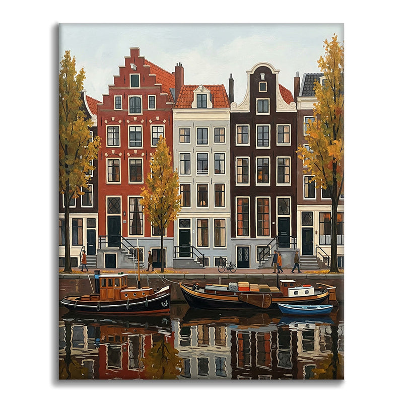 Ciudad de los Canales - Pintar por números