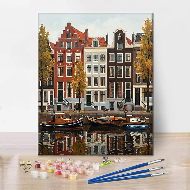 Ciudad de los Canales - Pintar por números