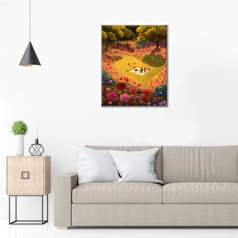 Picnic honesto - Pintar por números