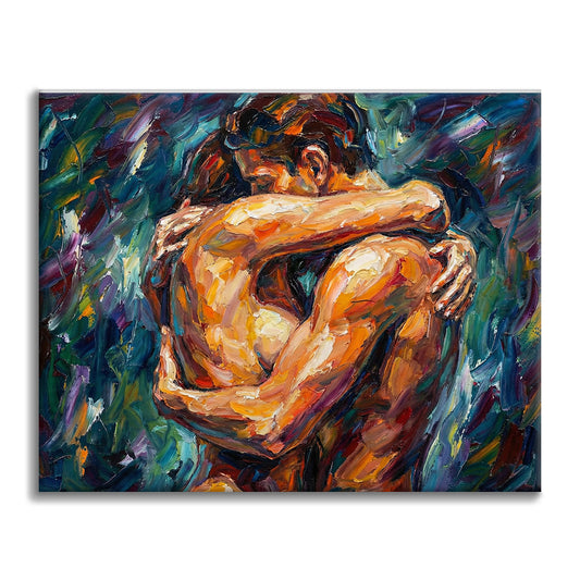 Corazones entrelazados - Pintar por números