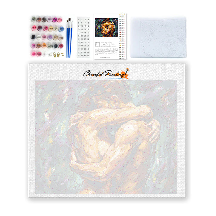 Corazones entrelazados - Pintar por números