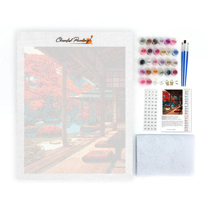 Madera japonesa - Pintar por números