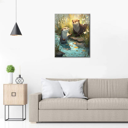 Nutria de primavera - Pintar por números