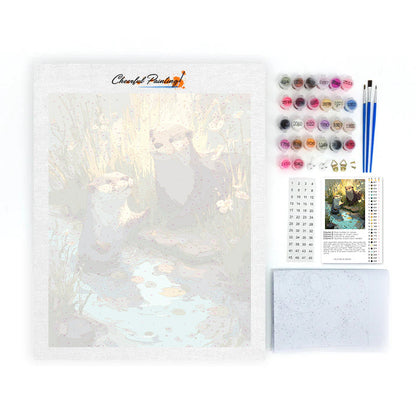 Nutria de primavera - Pintar por números