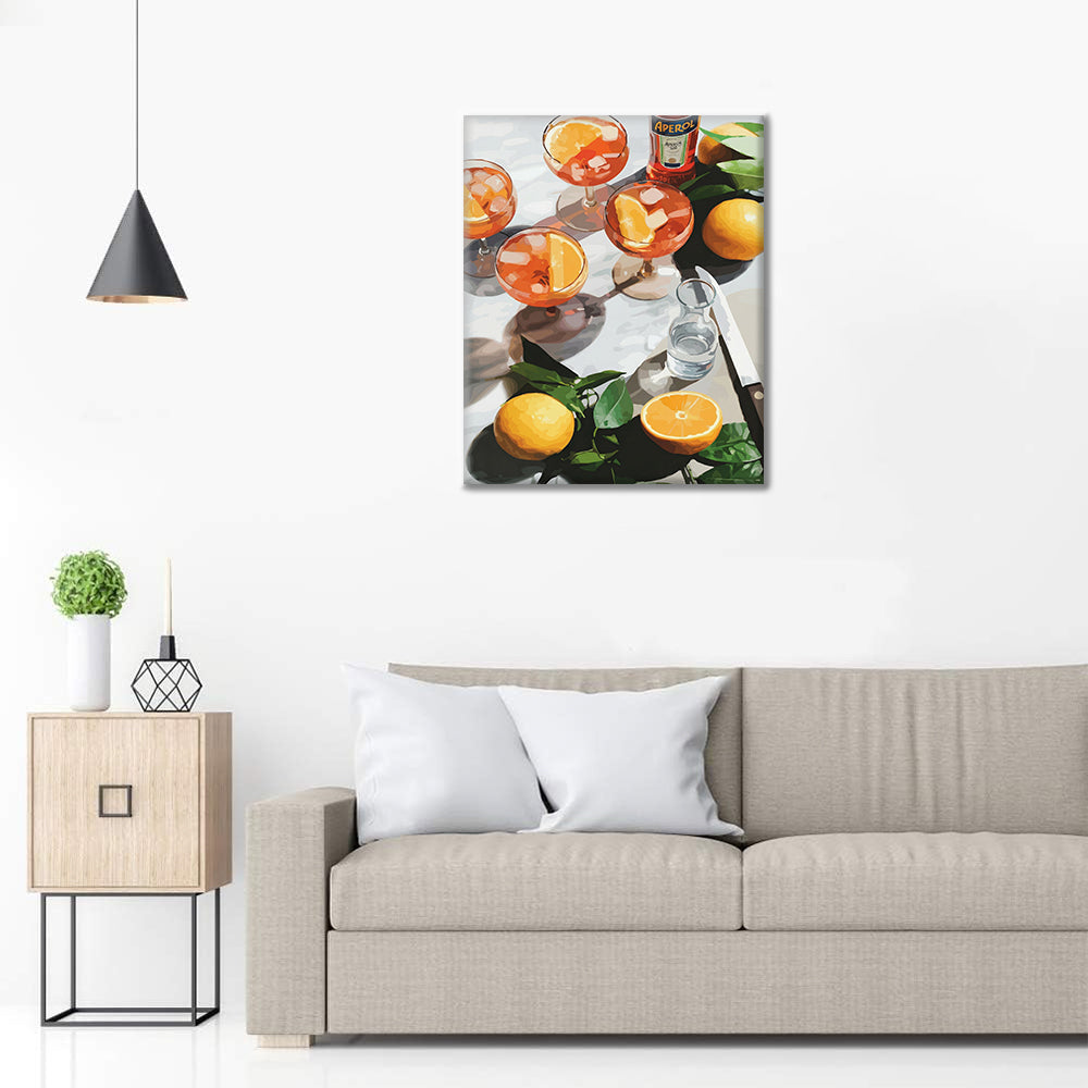 Bebidas soleadas - Pintar por números