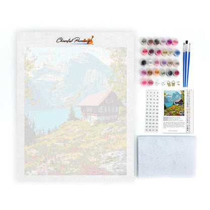 Chalet suizo - Pintar por números