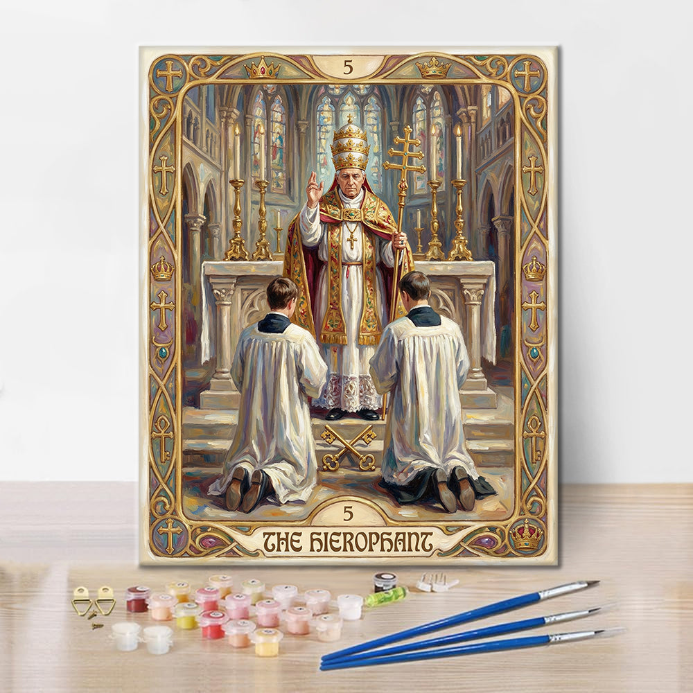 El Hierofante - Pintar por números