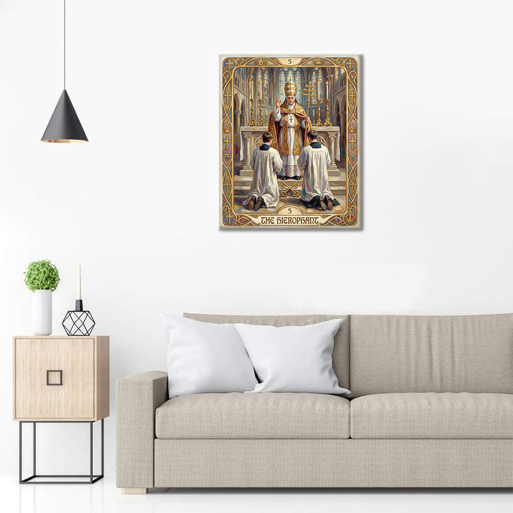 El Hierofante - Pintar por números