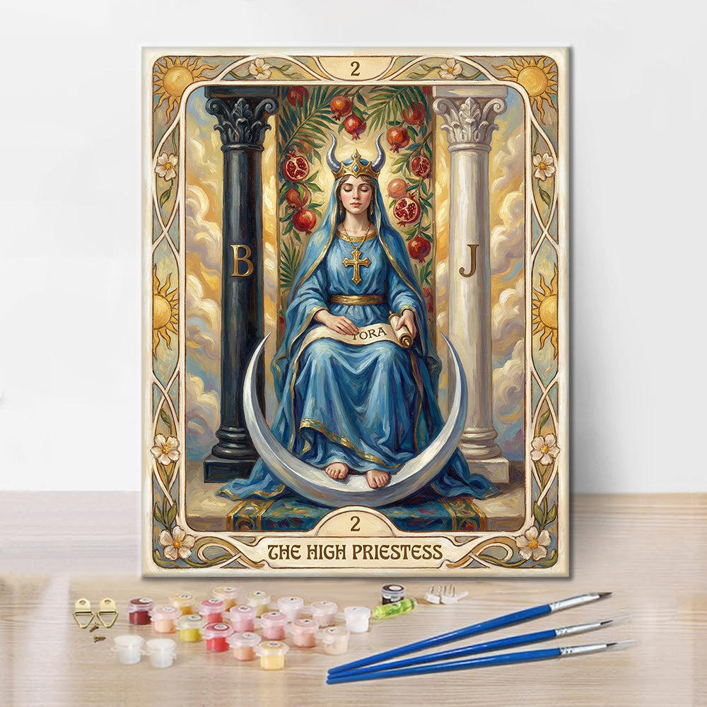 La Suma Sacerdotisa - Pintar por números