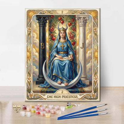 La Suma Sacerdotisa - Pintar por números