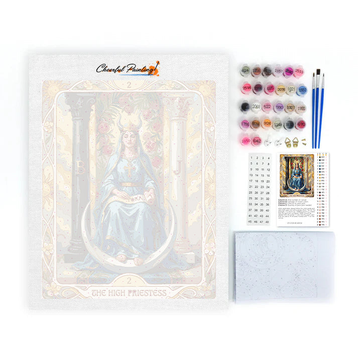 La Suma Sacerdotisa - Pintar por números